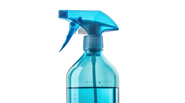 Empty Spray Bottle isolated on transparent background, PNG