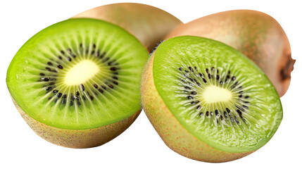 Fototapeta premium Kiwi Seeds isolated on transparent background, PNG