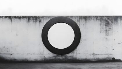 A large, empty space with a small, centered element, like a dot, circle, or tiny icon, emphasizing simplicity