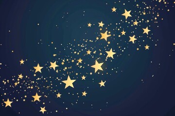 Starry night sky background