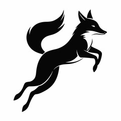 Fox Silhouette Black Vector