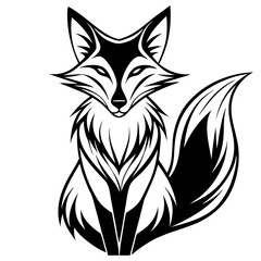 Fox Silhouette Black Vector