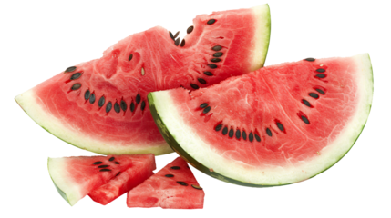 Watermelon Seeds isolated on transparent background, PNG