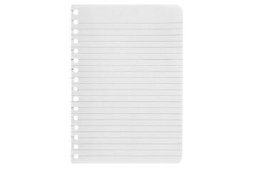 a isolated sheet of paper