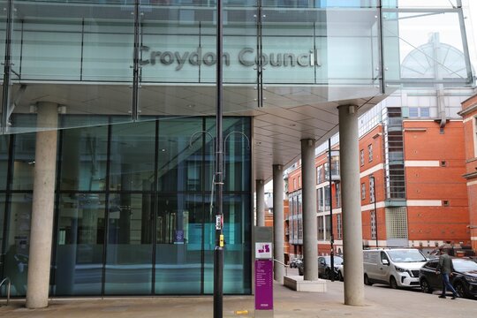 CROYDON, UK - JULY 8, 2024: Croydon Council local government building in Greater London, UK.