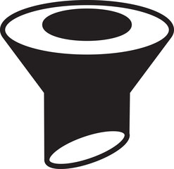 Funnel Glyph Icon