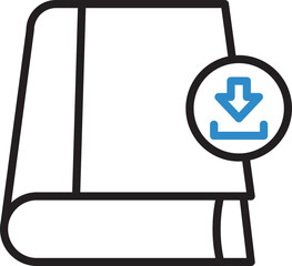 Book and Download Icon
