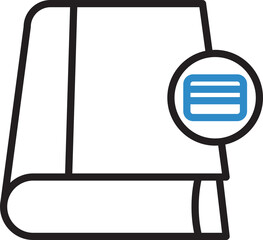 Book and Credit Card Icon
