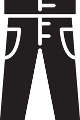 Trousers Glyph Icon