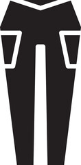 Trousers Glyph Icon