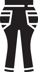 Trousers Glyph Icon