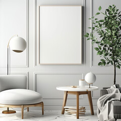 shelf picture render minimal portfolio living canvas 3d up poster floor photo room book image office frame interior mock blank studio paper retro home scandinavian business light empty s