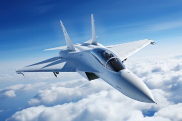 Obraz premium Aircraft airplane vehicle cloud.