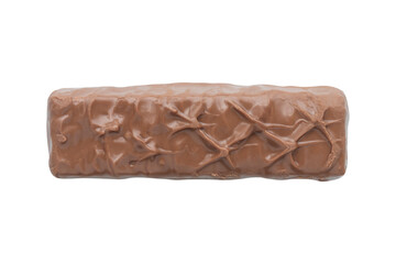 Whole Full Size Chocolate Bar Isolated On White Background