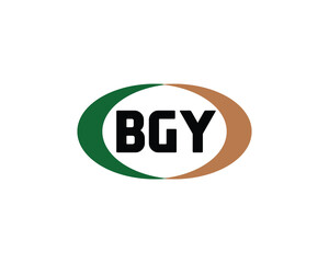 BGY logo design vector template. BGY