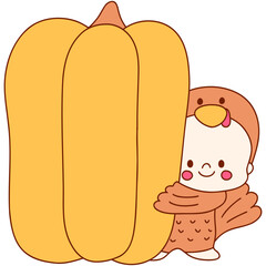 Thanksgiving turkey boy