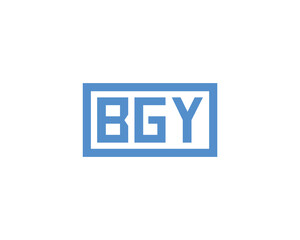 BGY logo design vector template. BGY