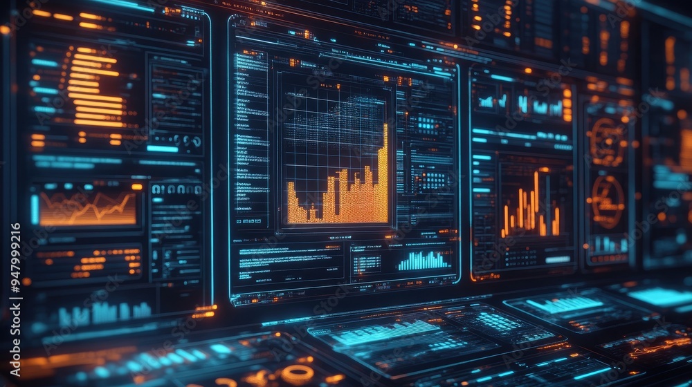 Aufkleber data sorting and classification visualized through organized digital charts, emphasizing the importa