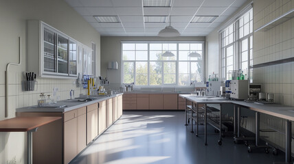 Fototapeta premium Laboratory 3D