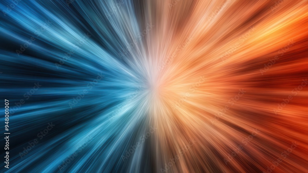 Poster create intense speed lines radiating from the center