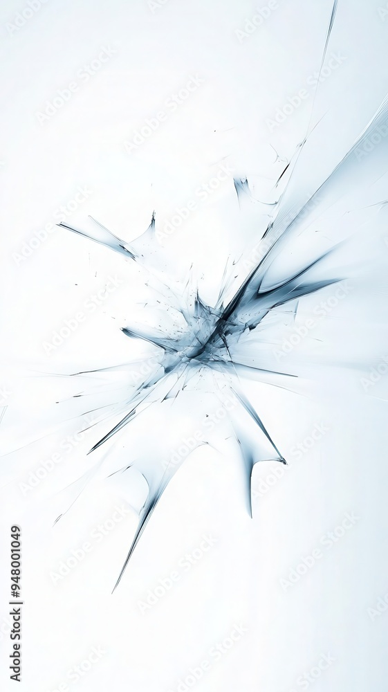 Poster create jagged speed lines that shoot out from a central burst