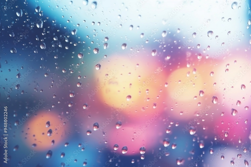 Canvas Prints raindrop outdoors window glass.