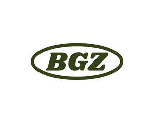 BGZ logo design vector template. BGZ