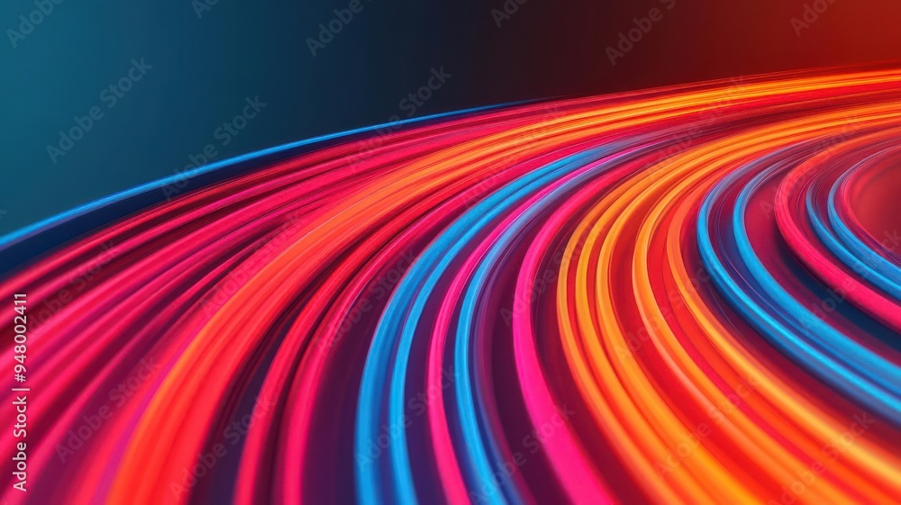 Aufkleber create speed lines that curve around an invisible object