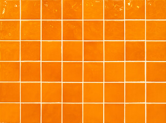 Yellow tile wall texture background