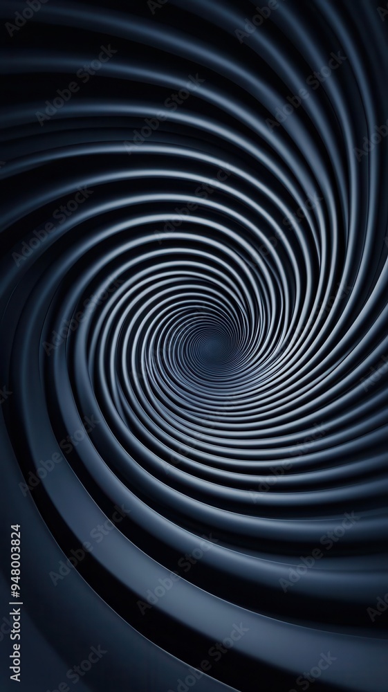 Poster create speed lines that spiral downwards towards a central point