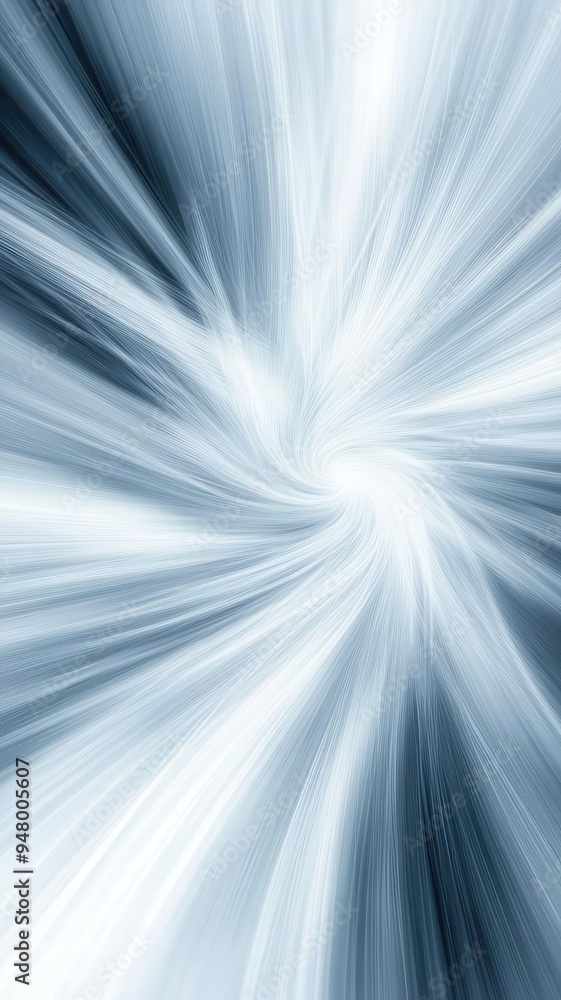 Poster depict speed lines that radiate from a central point in all directions