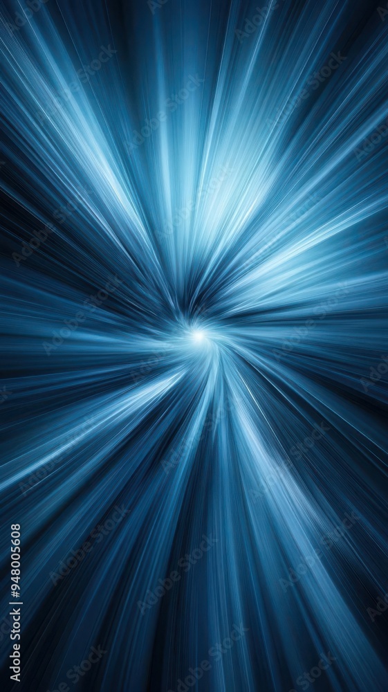 Poster depict speed lines that radiate from a central point in all directions
