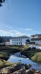 Fototapeta premium paisagem da cidade de goiás, em goiás