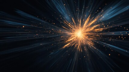 Naklejka premium Generate sharp speed lines in a dynamic explosion pattern