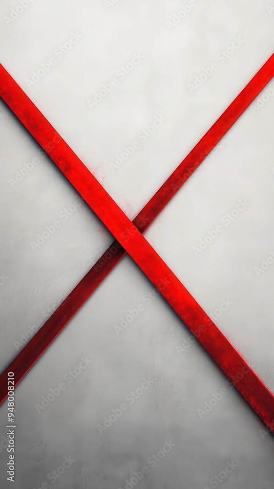 Poster illustrate speed lines that form an x shape across the canvas