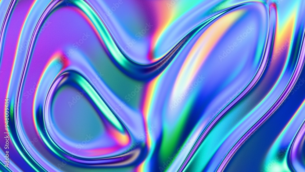 Poster chromatic abstract background