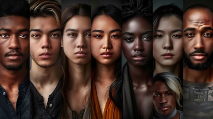 Fototapeta premium different human beings