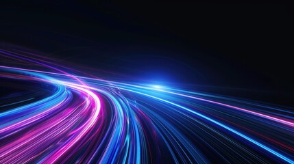 Abstract Light Trails