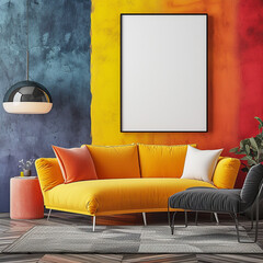 three-dimensional pillow picture render portfolio living presentation canvas comfortable furniture lamp 3d up contemporary indoor poster apartment floor luxury photo room image bed frame