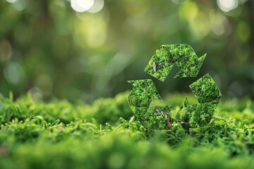 Worldwide ecology protection campaign, eco save planet concept, anti pollution, Generative AI