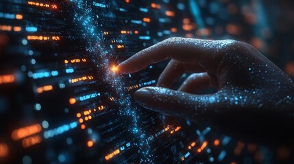 Exploring futuristic CRISPR gene editing interface with detailed data visualization