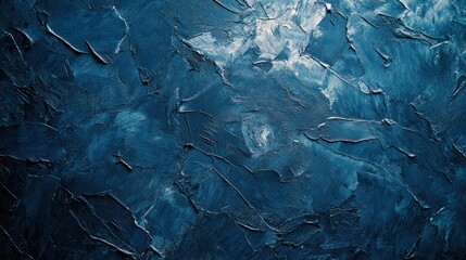 Naklejka premium Textured Blue Paint Abstract Background