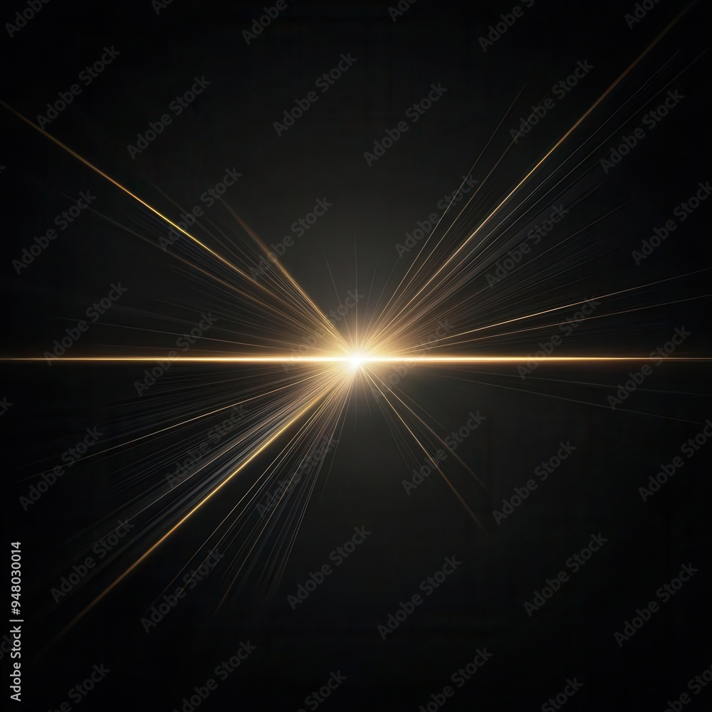 Poster create glowing lines forming a radiant burst pattern