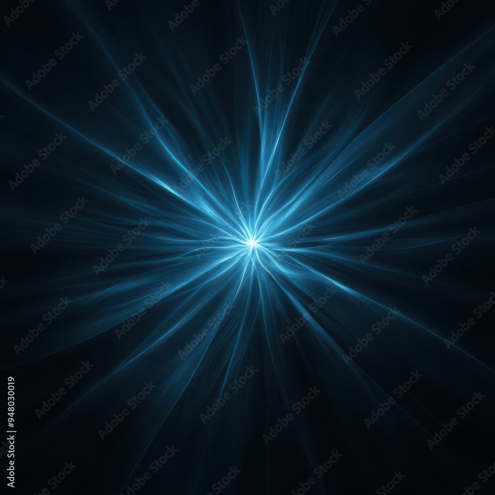 Aufkleber create glowing lines forming a radiant burst pattern