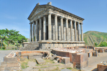 The Garni Temple the only standing Greco-Roman colonnaded building in Armenia.
