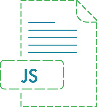 recommend clip art: JS File format icon rounded outline