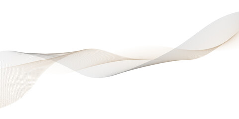 Abstract line art waves and white line stripes Abstract white smooth wave on a white background. Beautiful wavy line on a white background. Horizontal banner template.