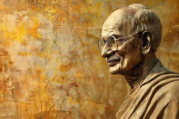 Gandhi Jayanti, copy space