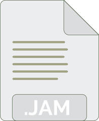 JAM File icon minimal fill