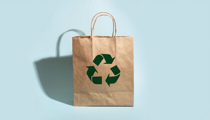 recycle bag with symbol